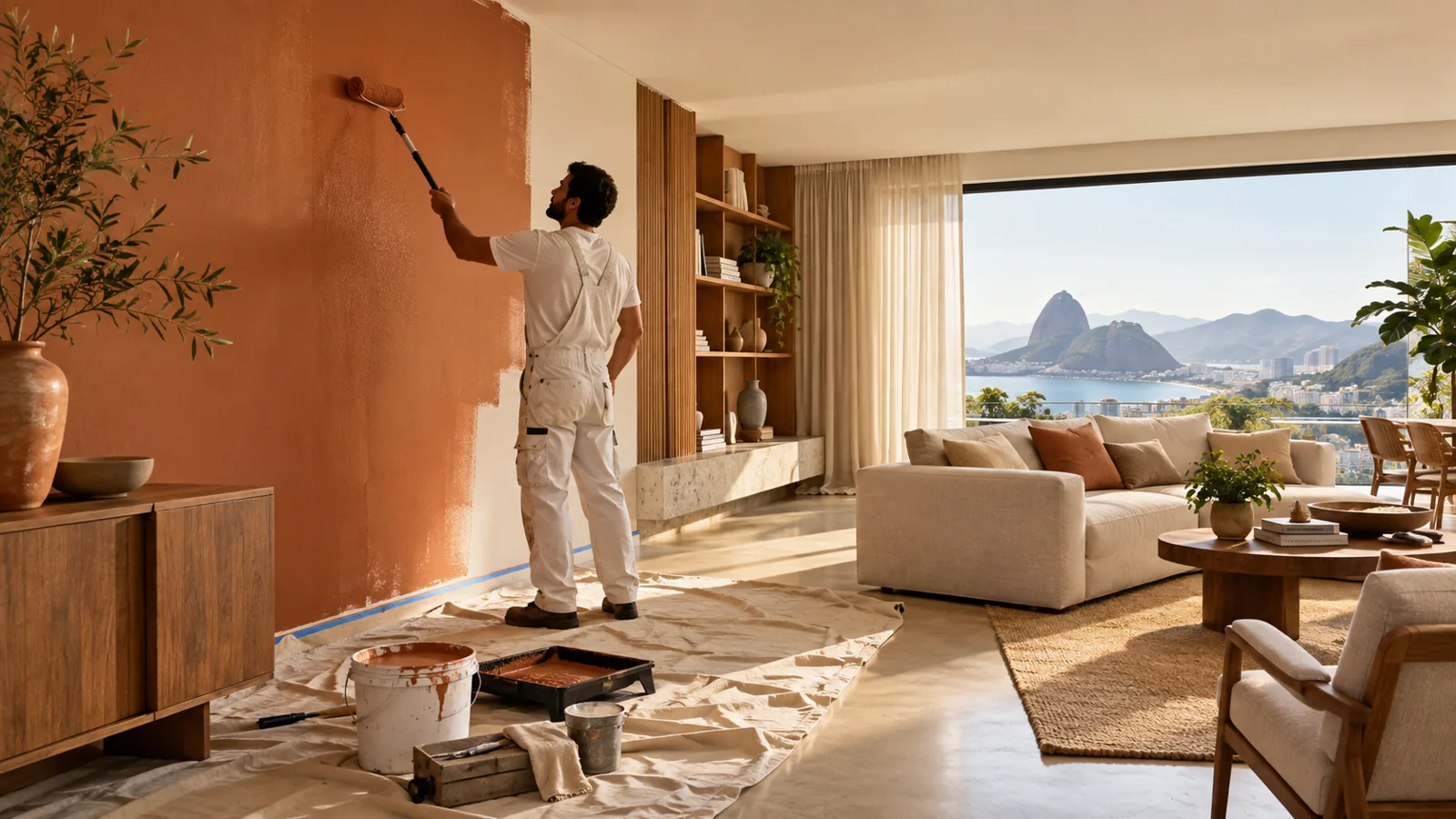 Pintura residencial em Joinville